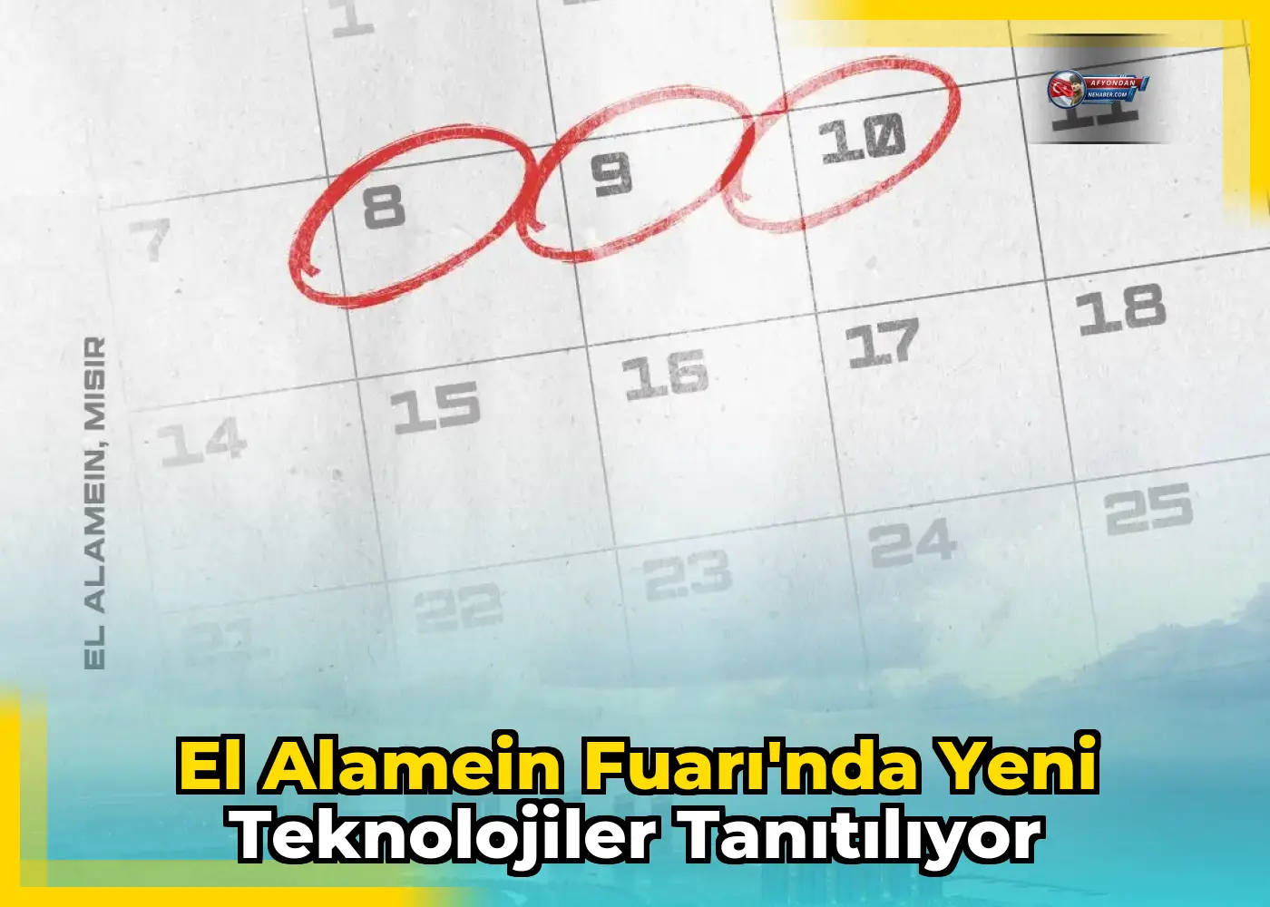 El Alamein Fuarı'nda yeni teknolojiler tanıtılıyor