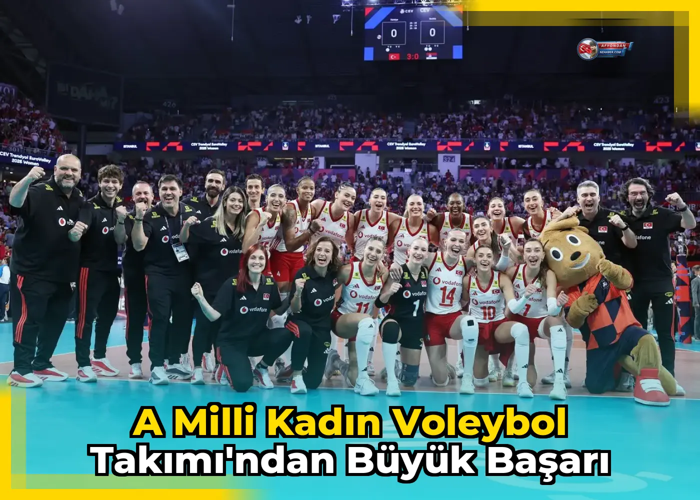 A Milli Kadın Voleybol Takımı'ndan büyük başarı