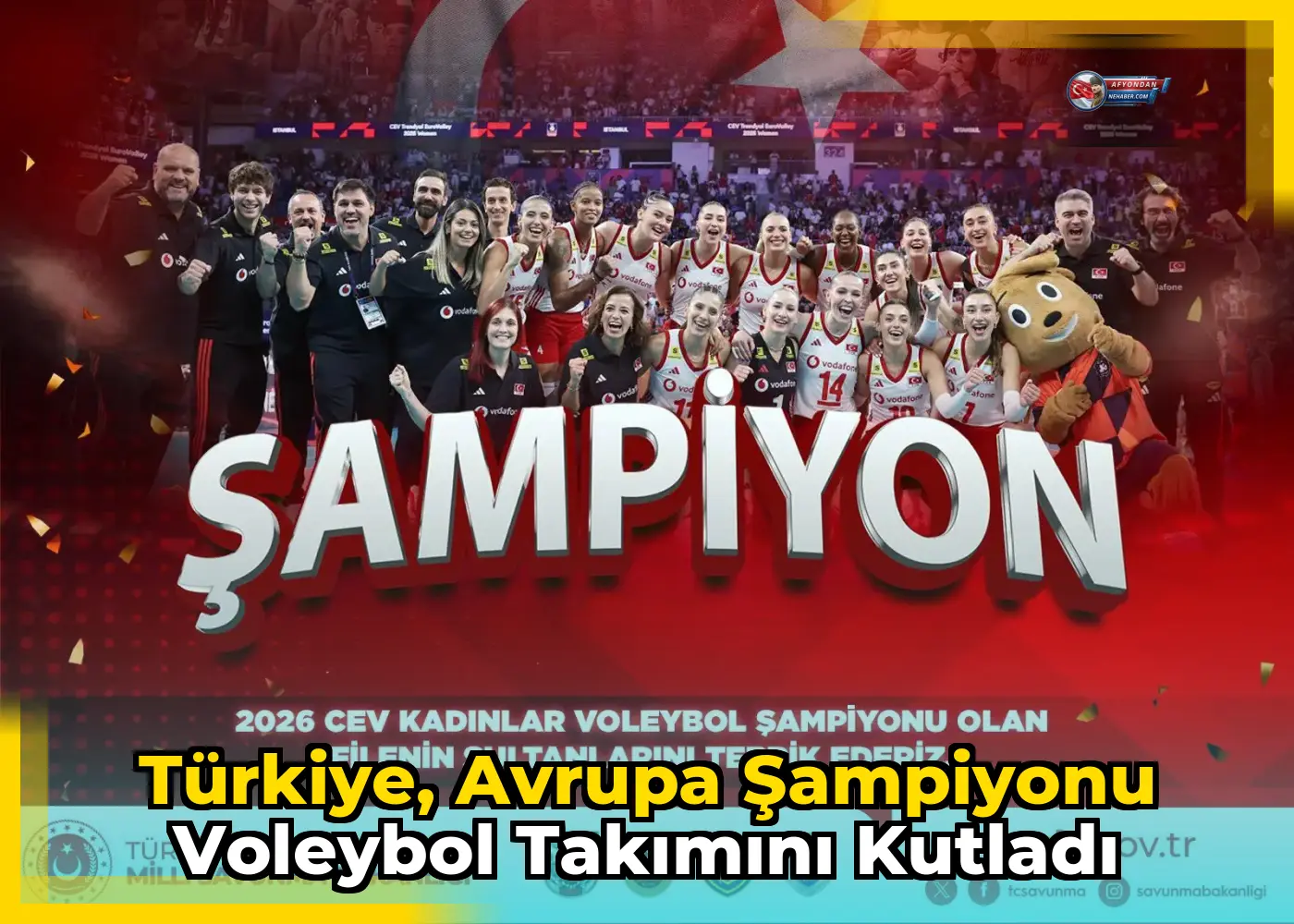 Türkiye, Avrupa Şampiyonu Voleybol Takımını Kutladı