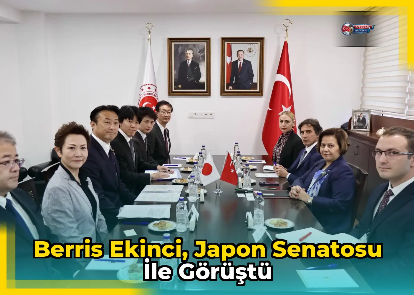 Berris Ekinci, Japon Senatosu ile görüştü