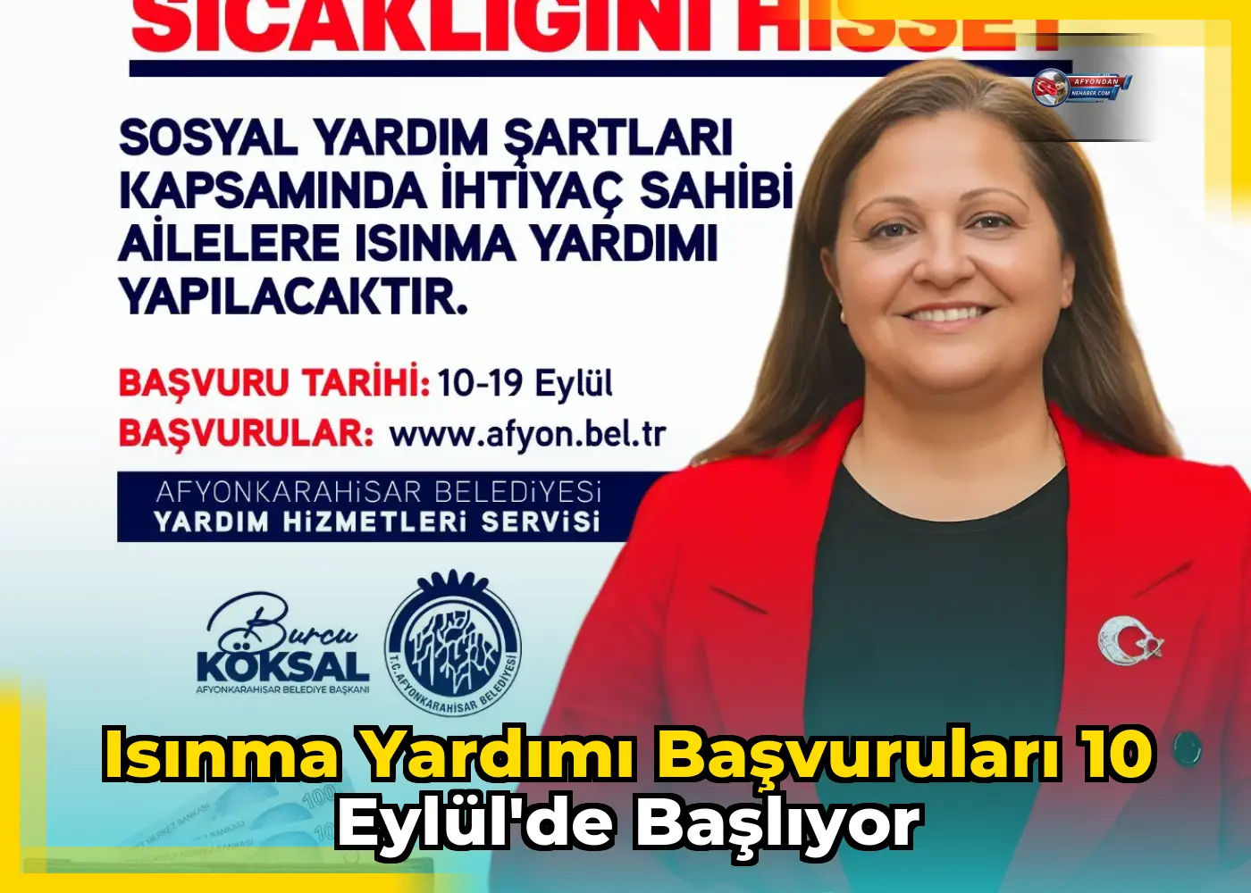 Isınma yardımı başvuruları 10 Eylül'de başlıyor