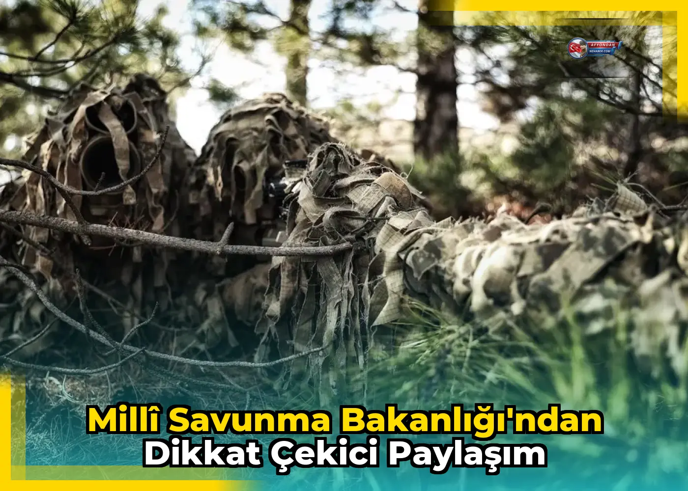 Millî Savunma Bakanlığı'ndan dikkat çekici paylaşım