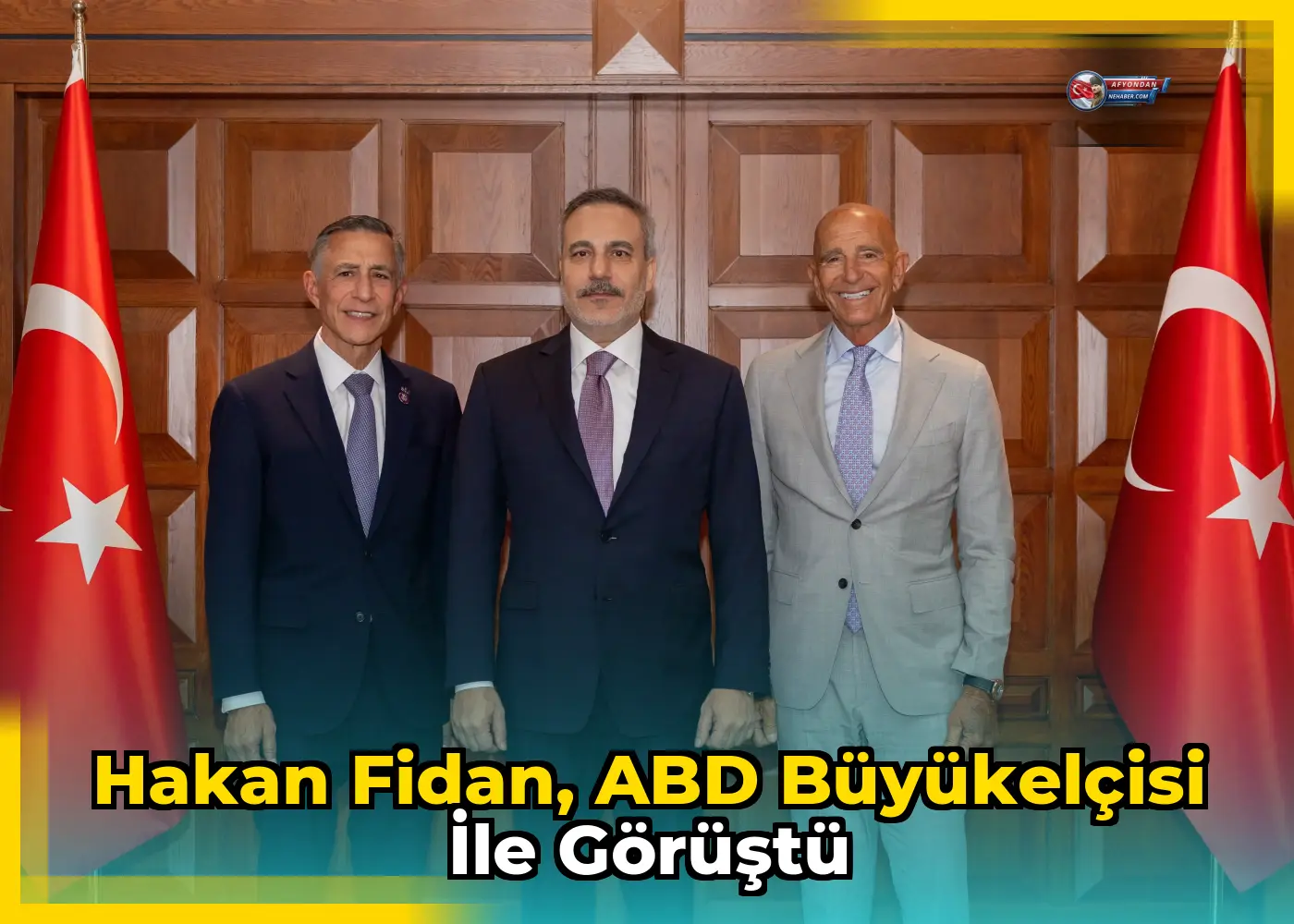 Hakan Fidan, ABD Büyükelçisi ile görüştü