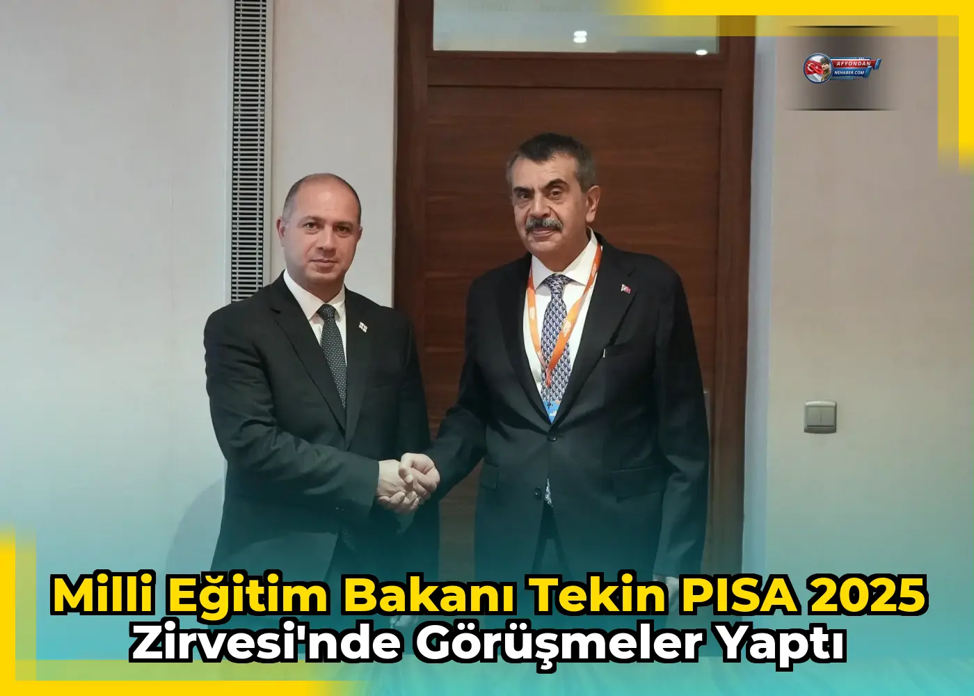 Milli Eğitim Bakanı Tekin PISA 2025 Zirvesi'nde Görüşmeler Yaptı