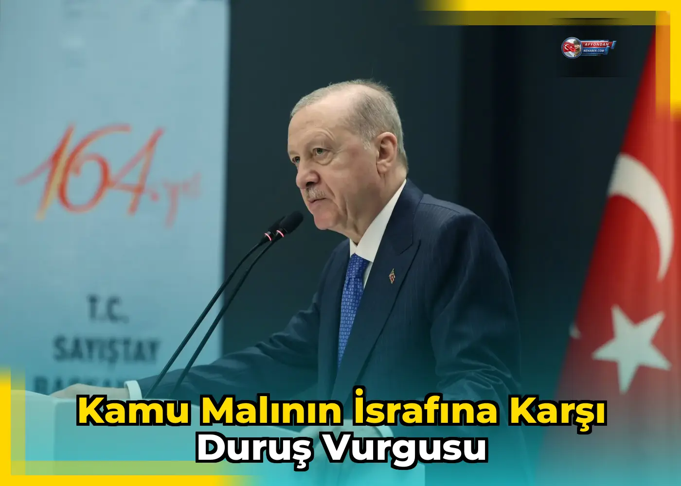Kamu malının israfına karşı duruş vurgusu