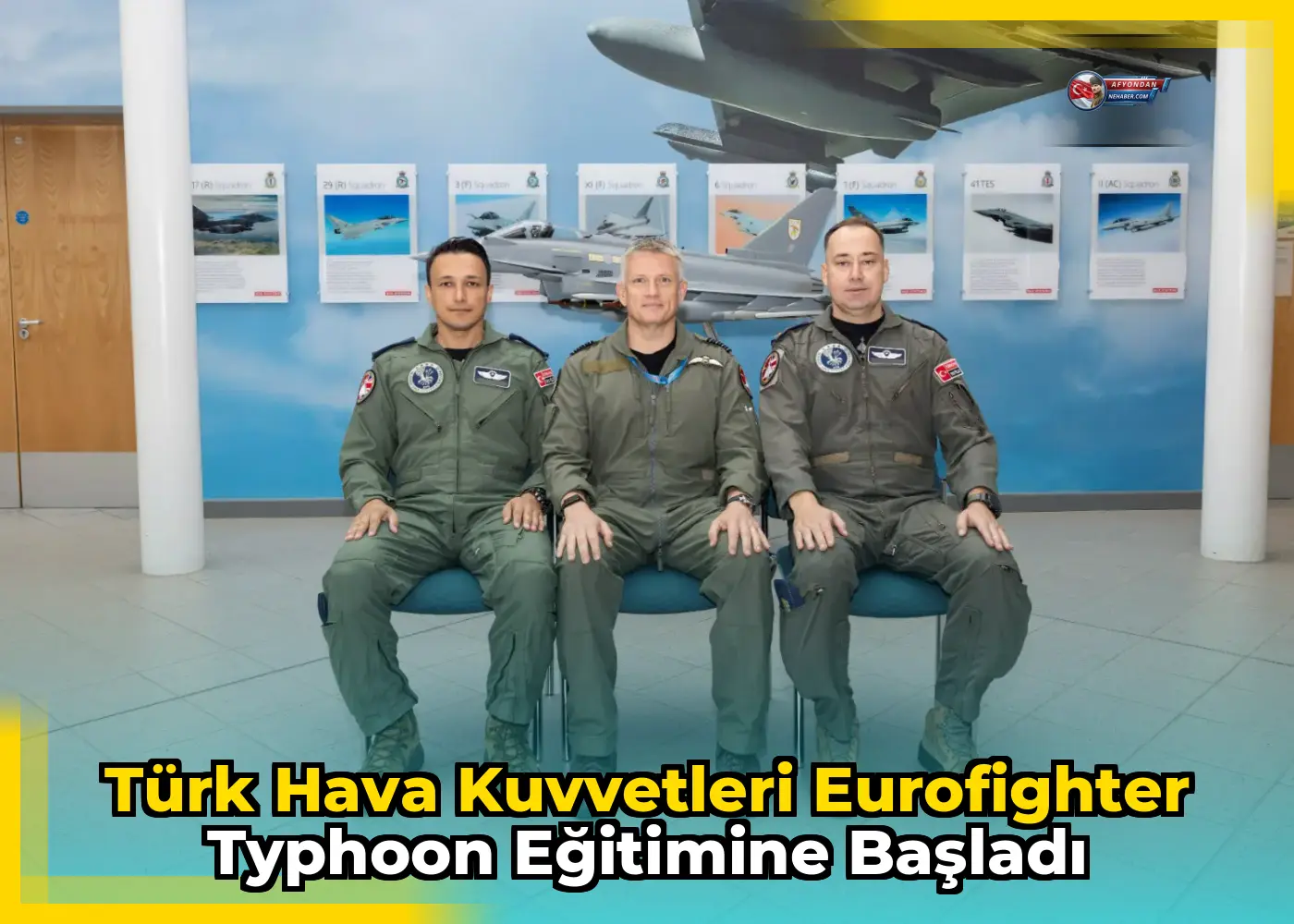 Türk Hava Kuvvetleri Eurofighter Typhoon eğitimine başladı