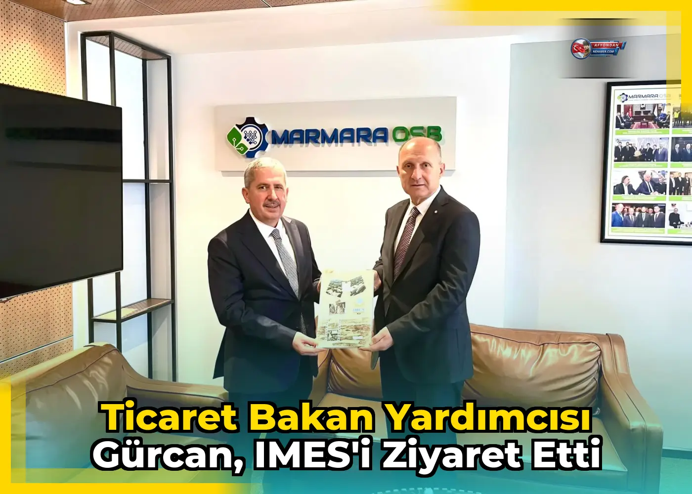 Ticaret Bakan Yardımcısı Gürcan, IMES'i Ziyaret Etti