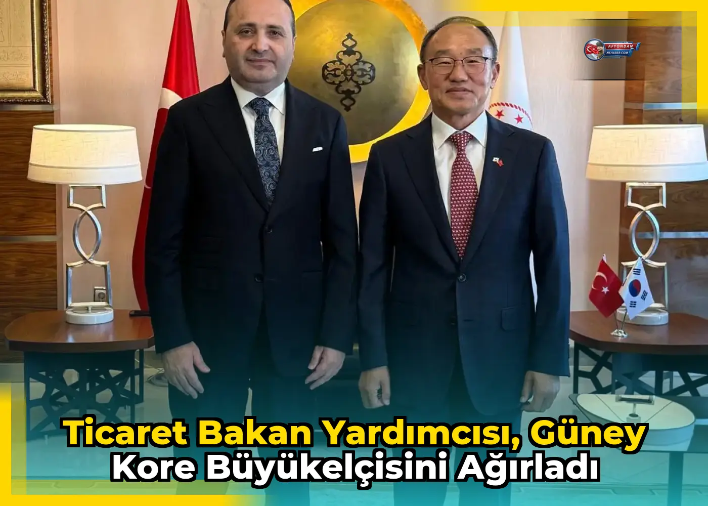 Ticaret Bakan Yardımcısı, Güney Kore Büyükelçisini Ağırladı