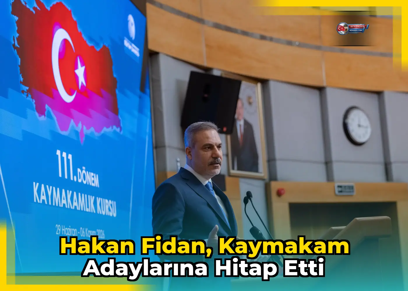 Hakan Fidan, Kaymakam Adaylarına Hitap Etti