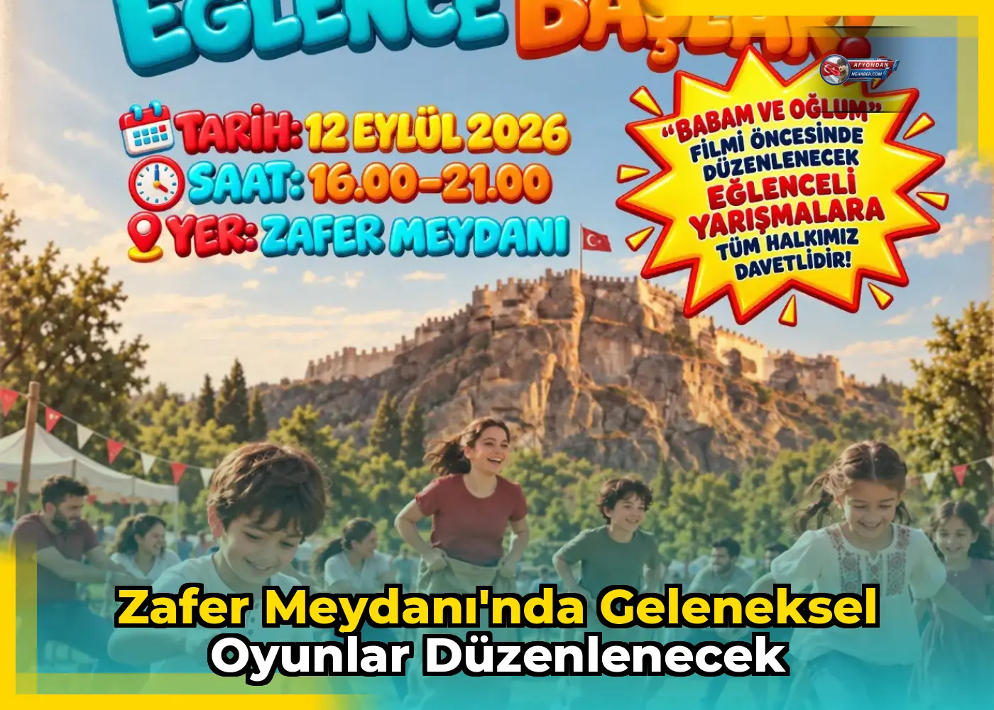 Zafer Meydanı'nda Geleneksel Oyunlar Düzenlenecek