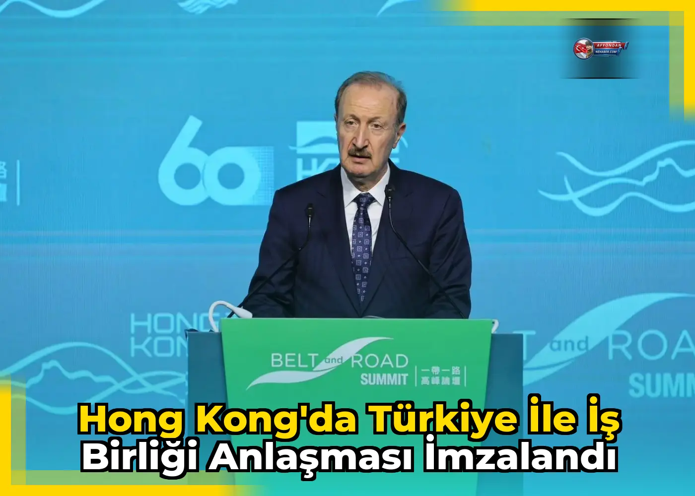 Hong Kong'da Türkiye ile iş birliği anlaşması imzalandı