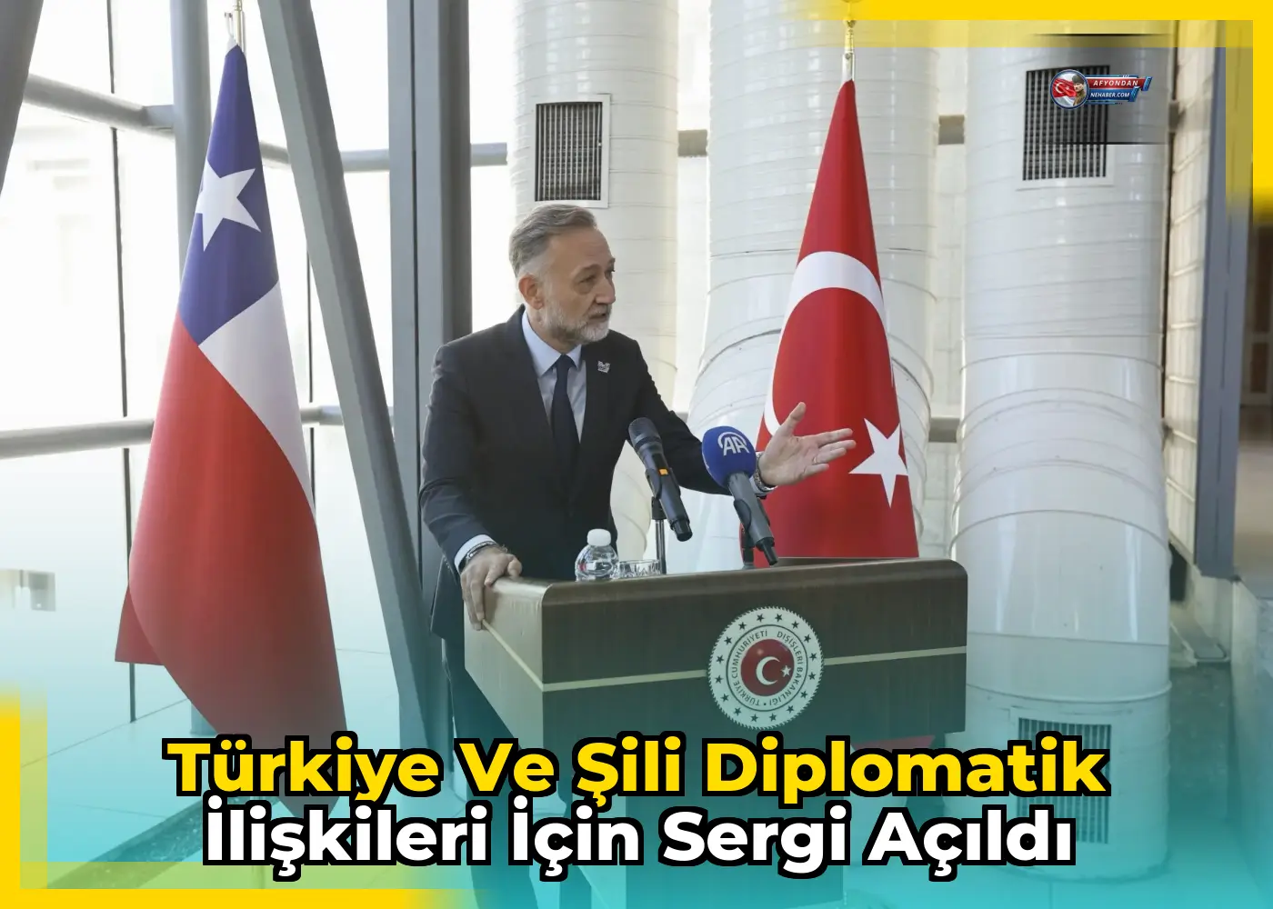 Türkiye ve Şili diplomatik ilişkileri için sergi açıldı