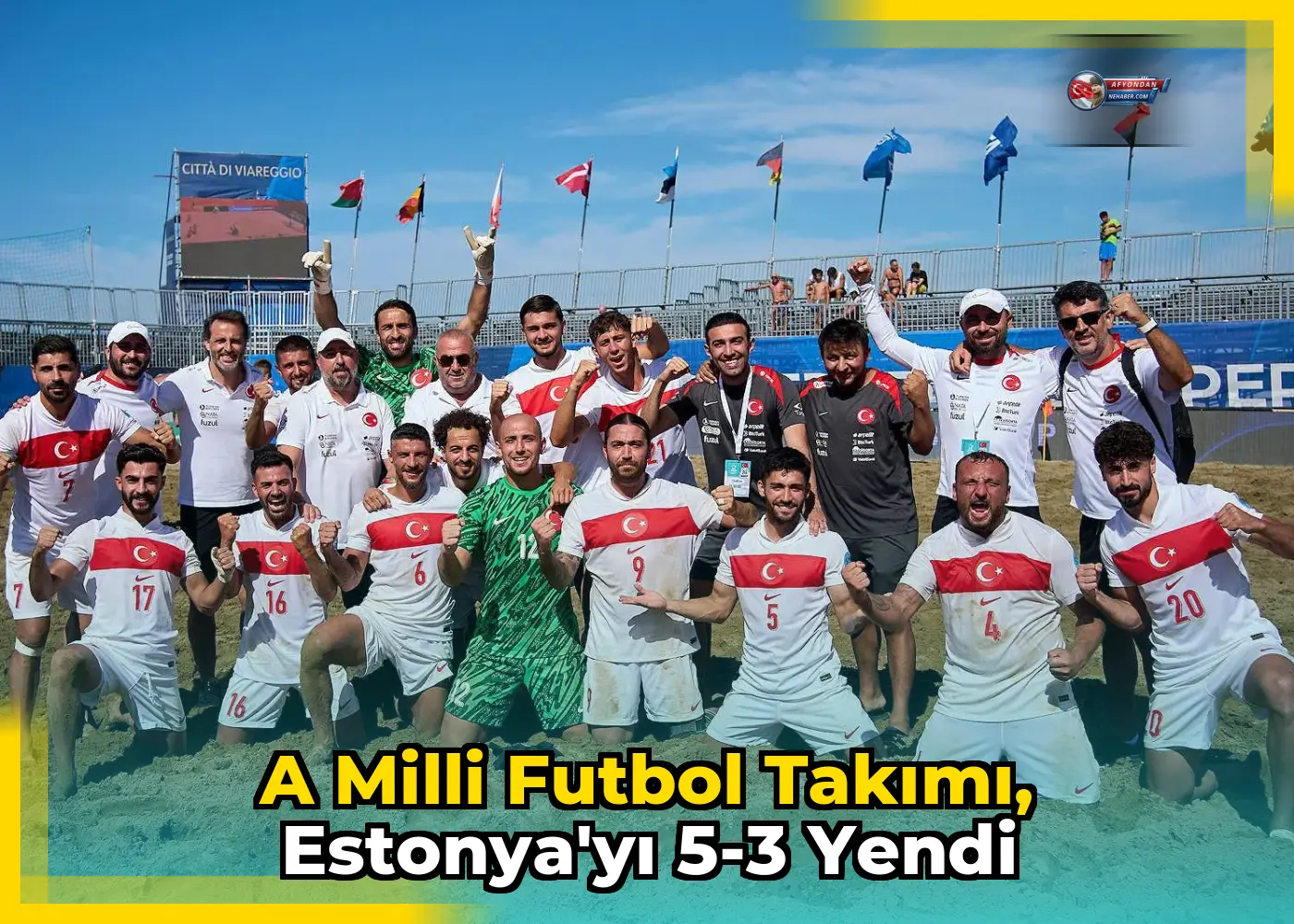 A Milli Futbol Takımı, Estonya'yı 5-3 yendi