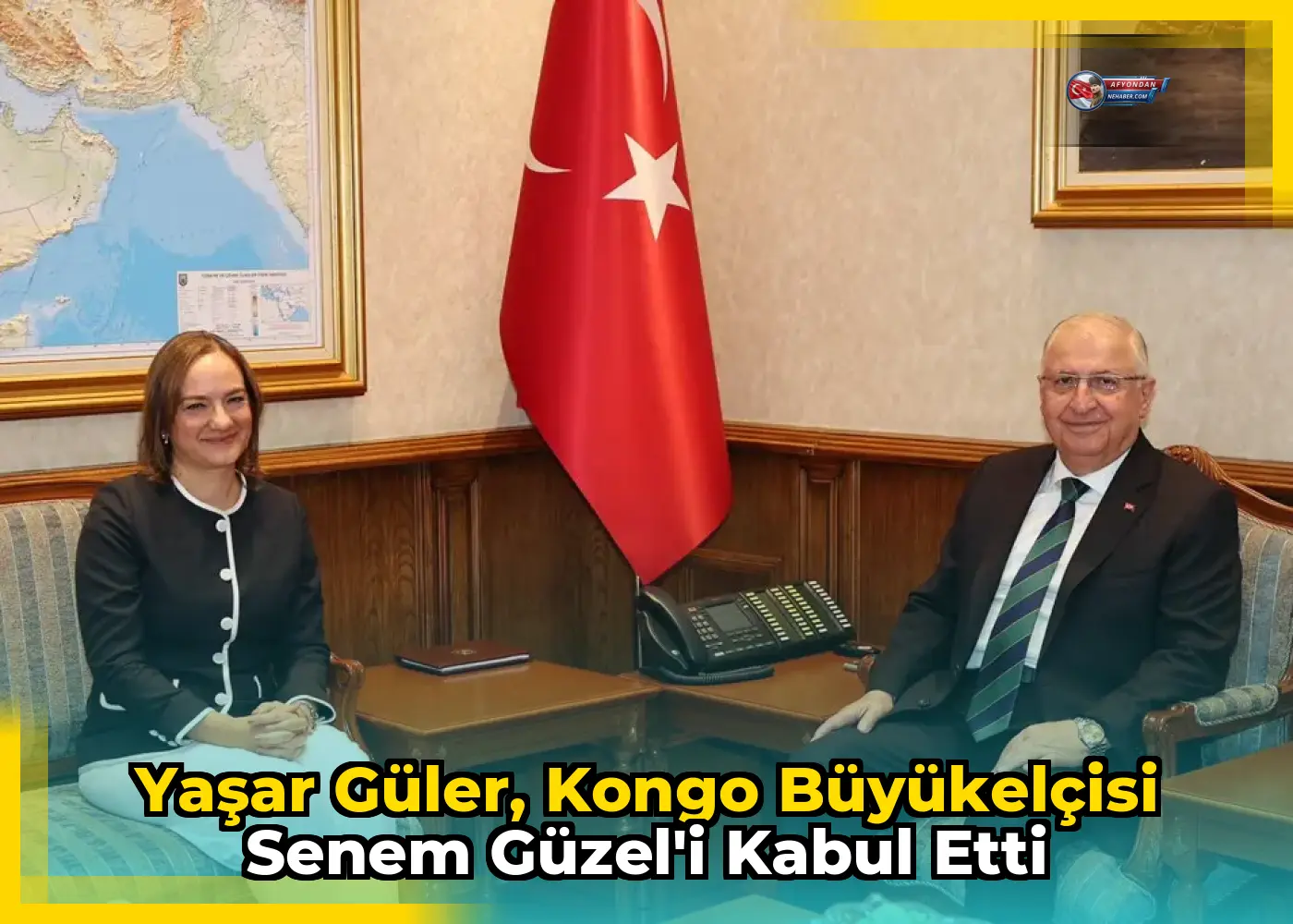 Yaşar Güler, Kongo Büyükelçisi Senem Güzel'i kabul etti