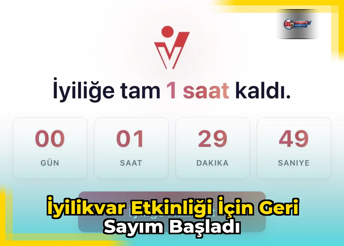 İyilikVar etkinliği için geri sayım başladı