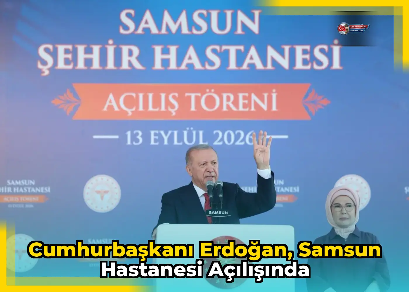 Cumhurbaşkanı Erdoğan, Samsun Hastanesi Açılışında