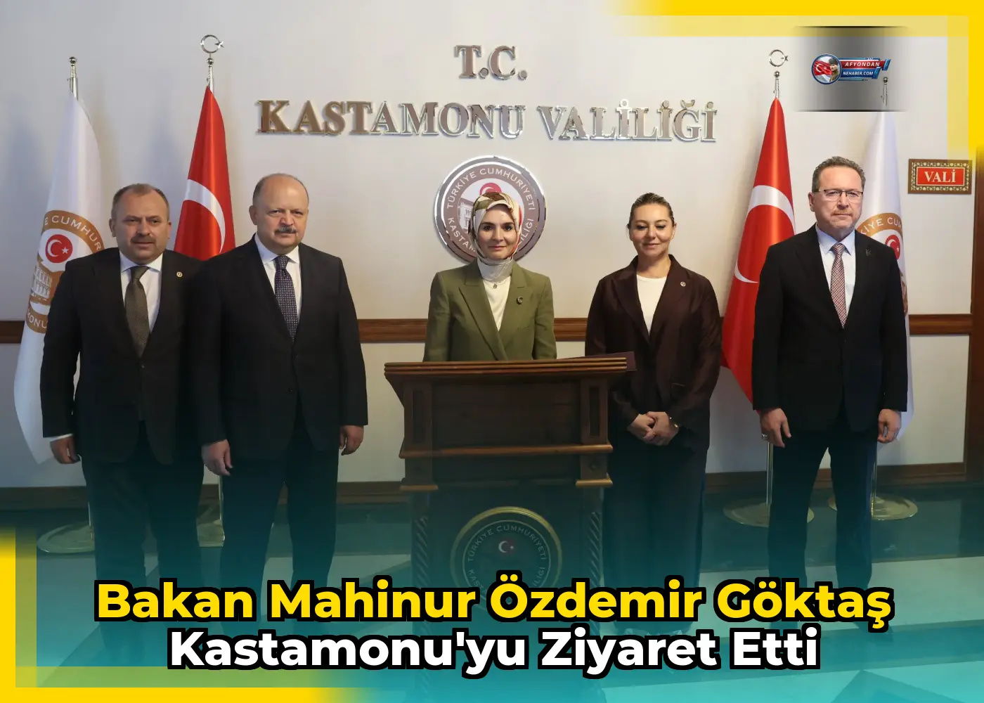 Bakan Mahinur Özdemir Göktaş Kastamonu'yu ziyaret etti