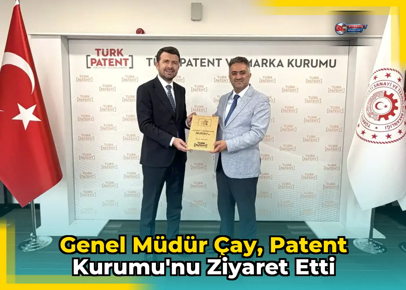 Genel Müdür Çay, Patent Kurumu'nu Ziyaret Etti