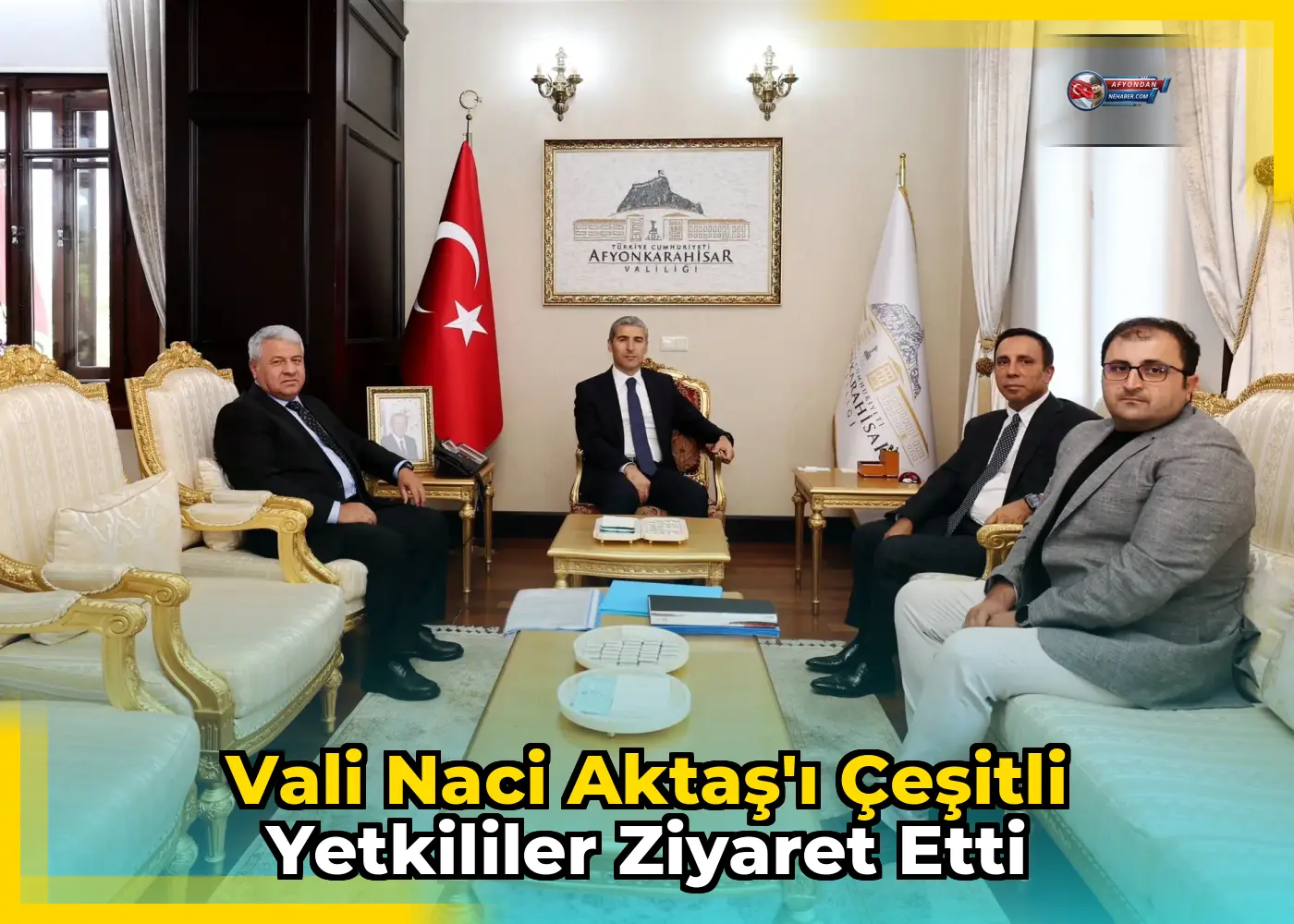 Vali Naci Aktaş'ı çeşitli yetkililer ziyaret etti