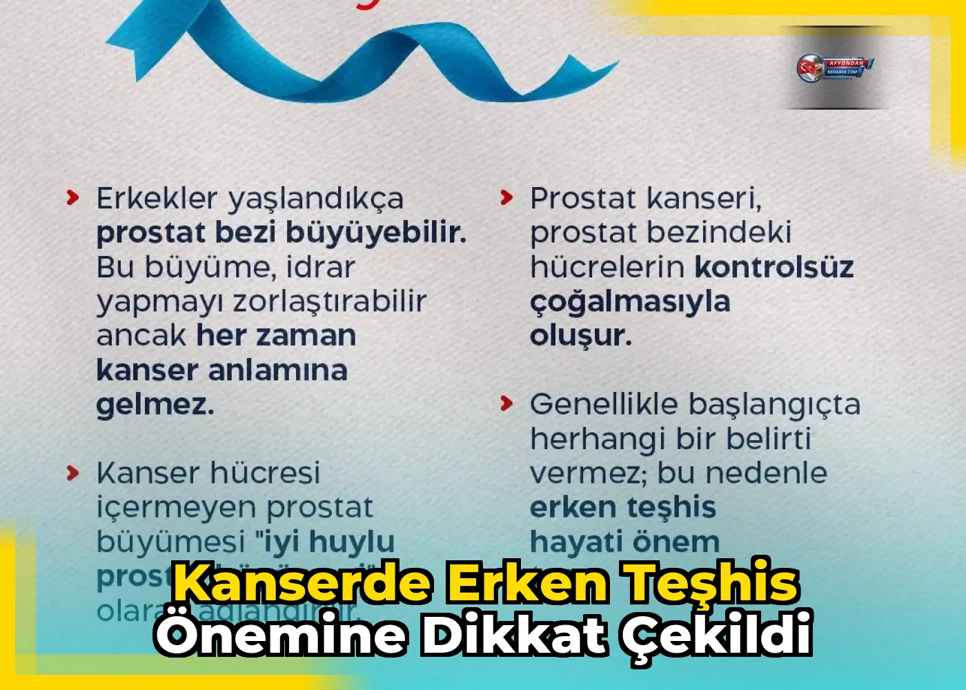 Kanserde erken teşhis önemine dikkat çekildi