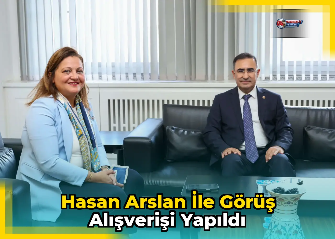 Hasan Arslan ile görüş alışverişi yapıldı
