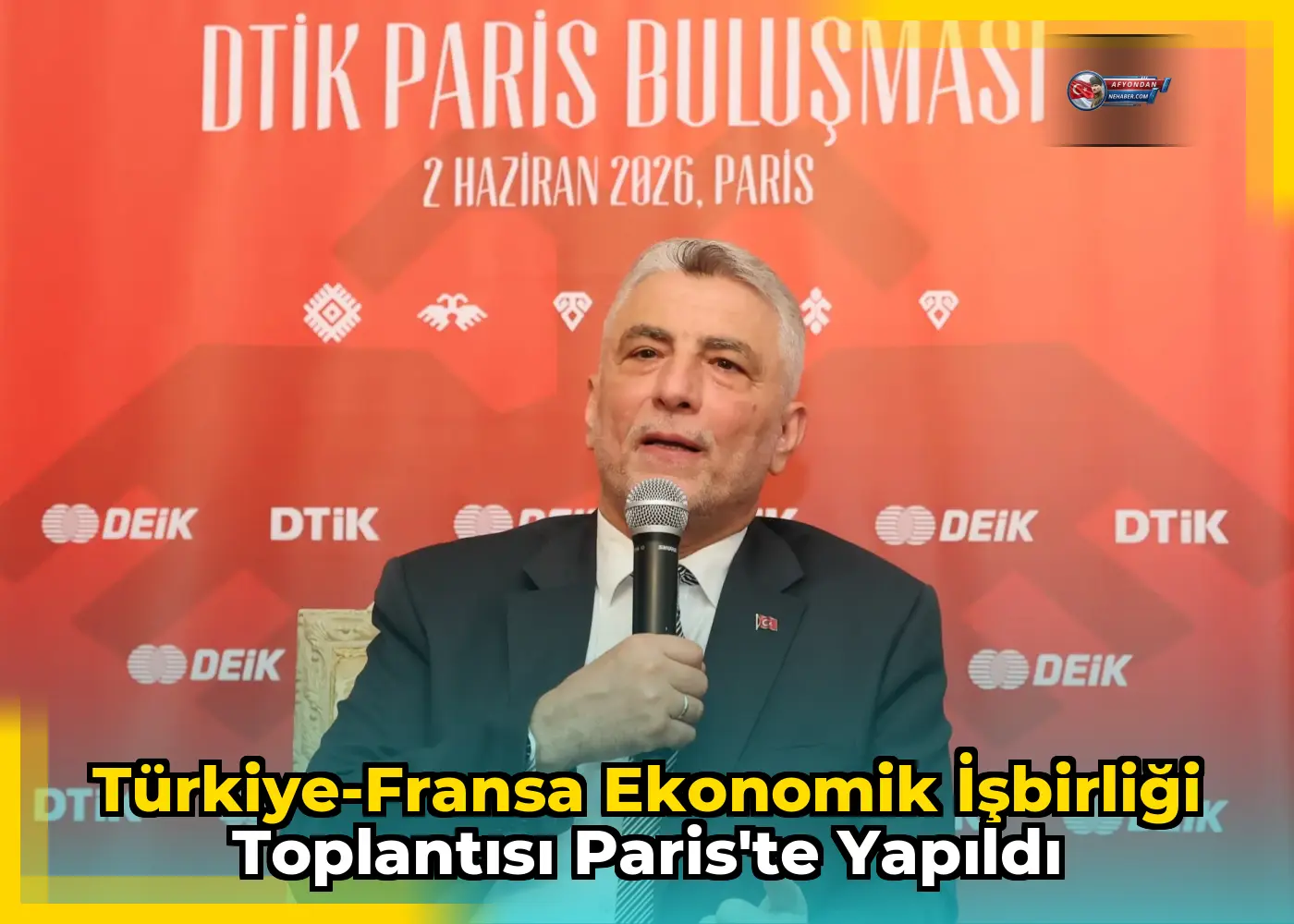 Türkiye-Fransa ekonomik işbirliği toplantısı Paris'te yapıldı