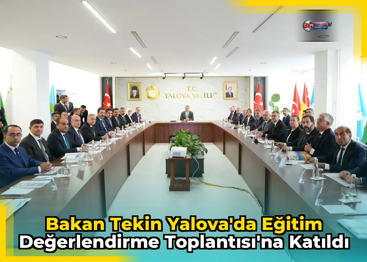 Bakan Tekin Yalova'da Eğitim Değerlendirme Toplantısı'na Katıldı