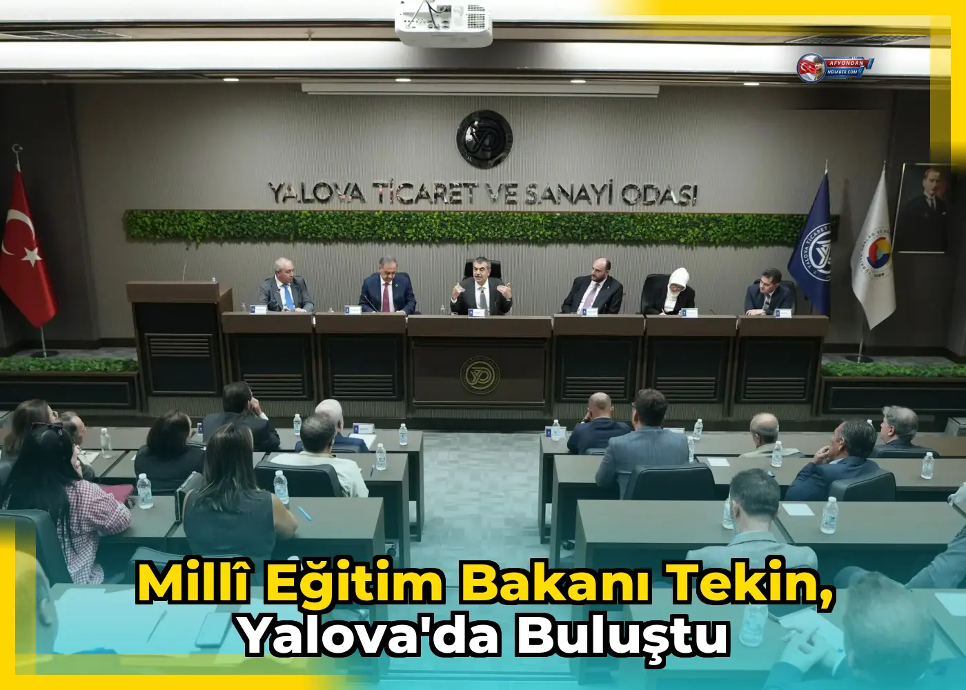Millî Eğitim Bakanı Tekin, Yalova'da buluştu