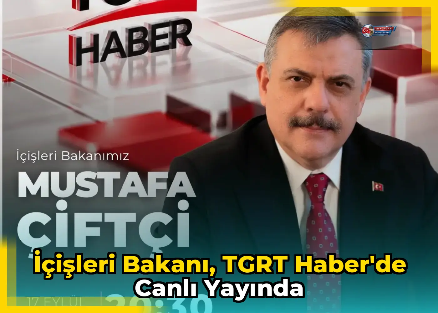 İçişleri Bakanı, TGRT Haber'de canlı yayında