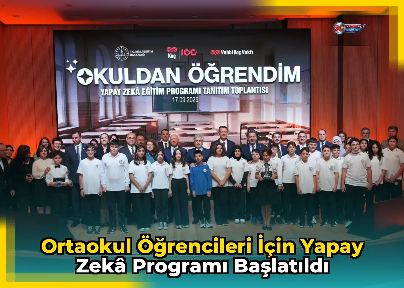 Ortaokul Öğrencileri İçin Yapay Zekâ Programı Başlatıldı