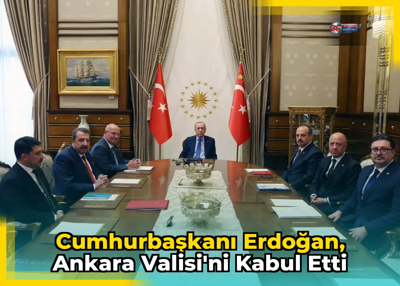 Cumhurbaşkanı Erdoğan, Ankara Valisi'ni kabul etti