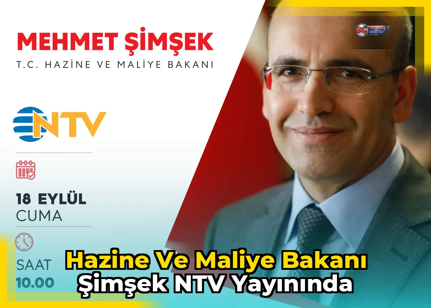 Hazine ve Maliye Bakanı Şimşek NTV Yayınında