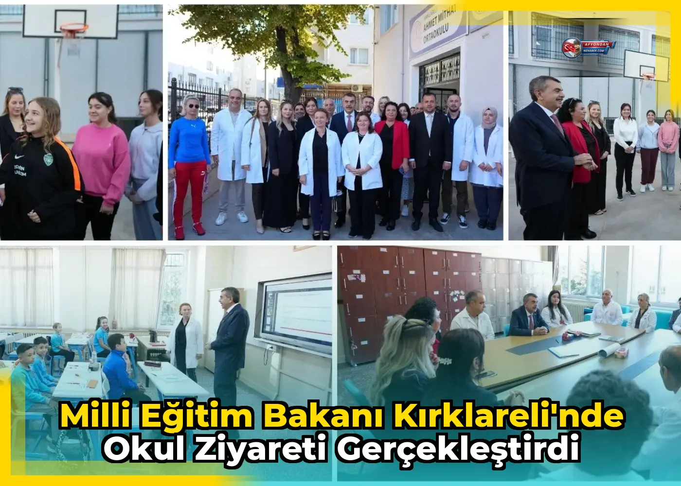 Milli Eğitim Bakanı Kırklareli'nde Okul Ziyareti Gerçekleştirdi