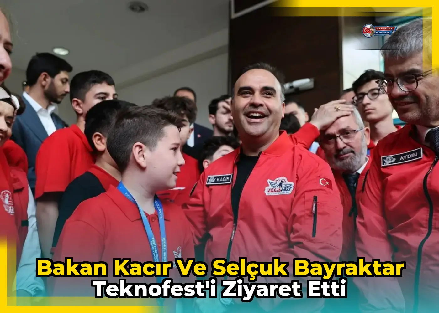 Bakan Kacır ve Selçuk Bayraktar TEKNOFEST'i ziyaret etti