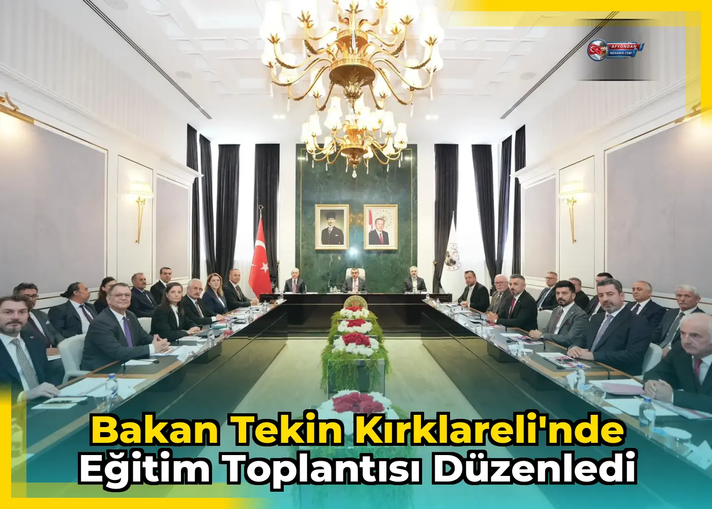 Bakan Tekin Kırklareli'nde Eğitim Toplantısı Düzenledi