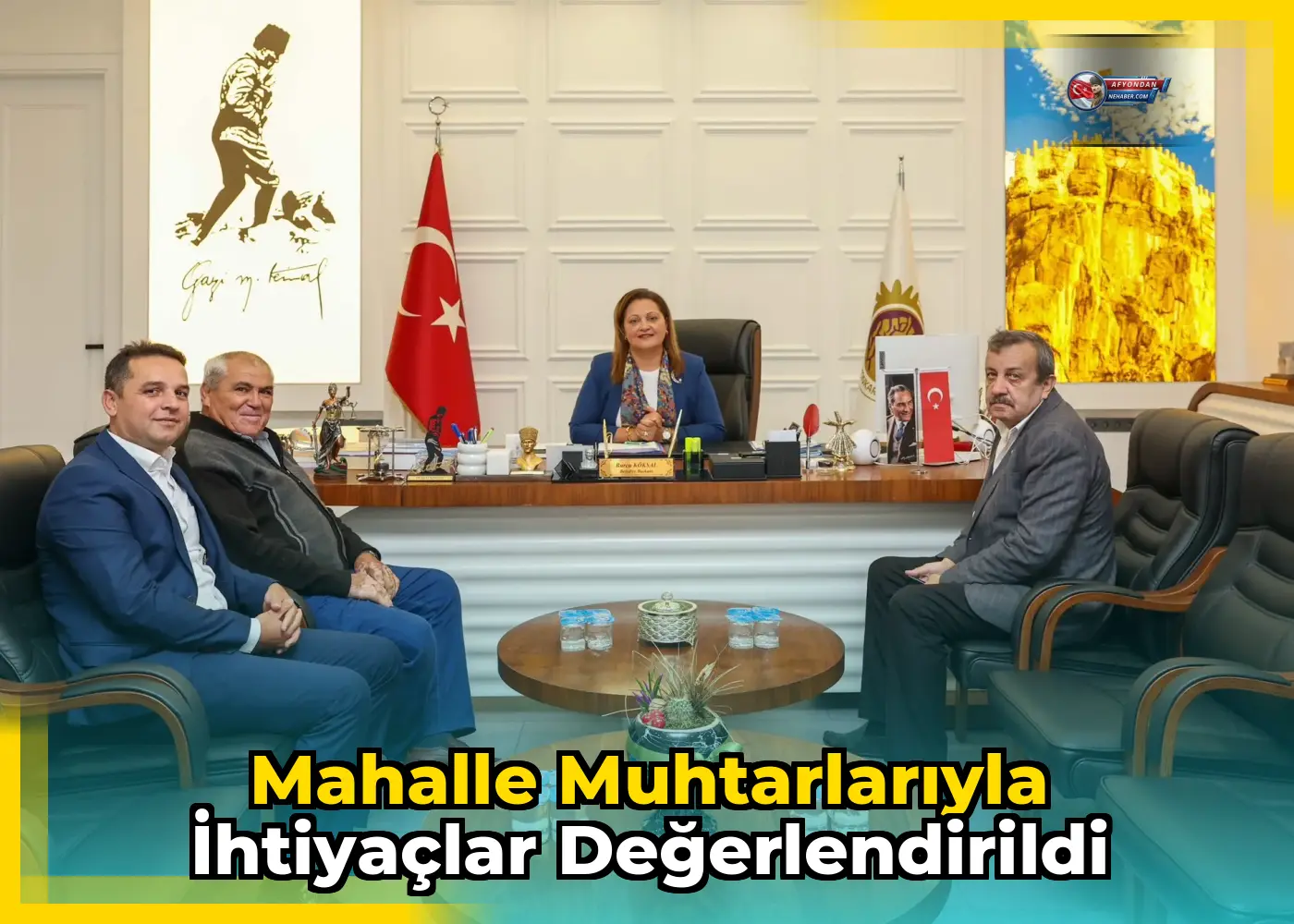 Mahalle muhtarlarıyla ihtiyaçlar değerlendirildi