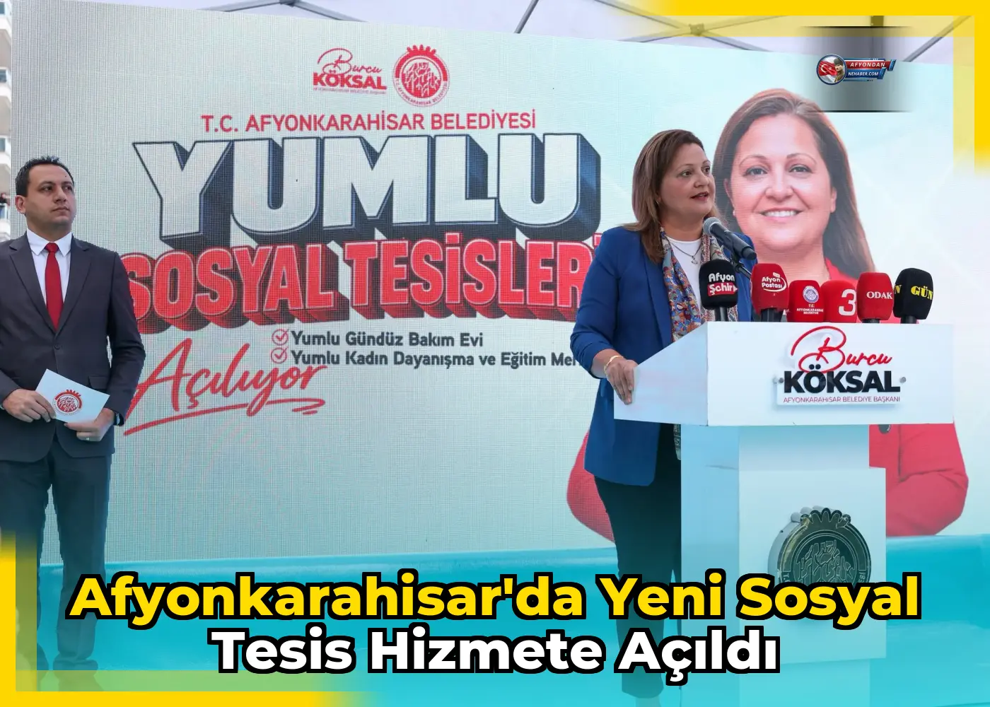 Afyonkarahisar'da yeni sosyal tesis hizmete açıldı