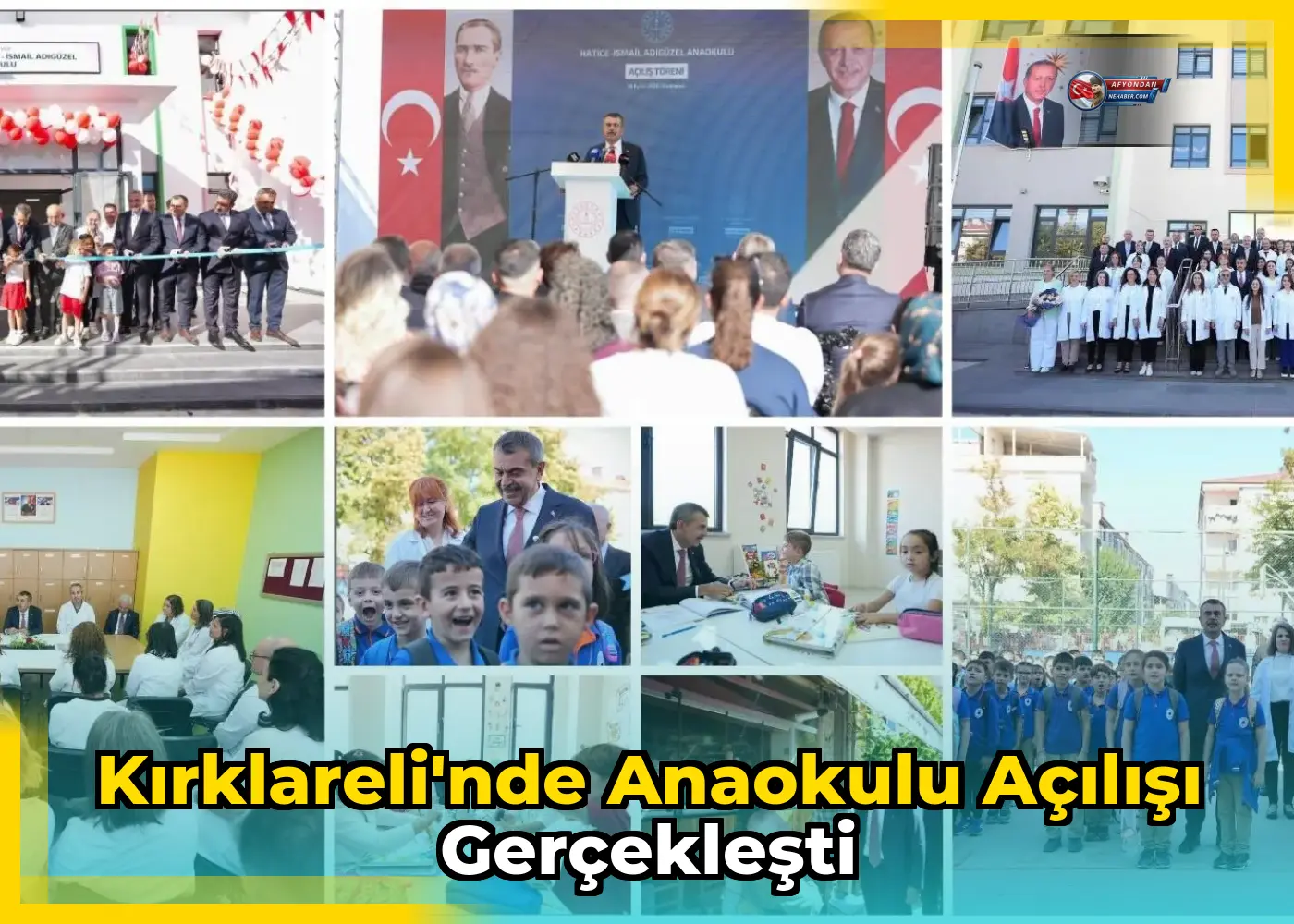 Kırklareli'nde Anaokulu Açılışı Gerçekleşti