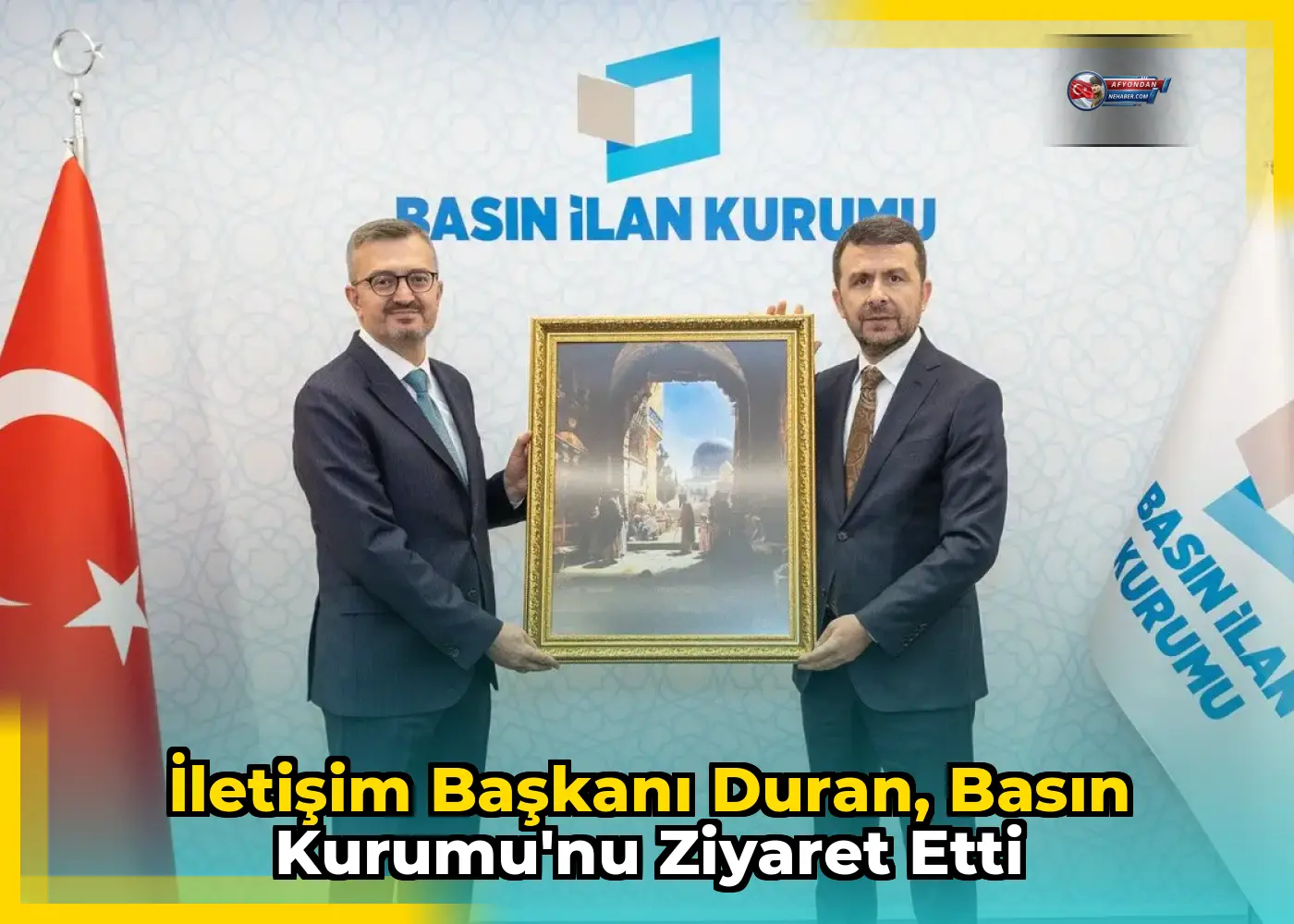 İletişim Başkanı Duran, Basın Kurumu'nu Ziyaret Etti