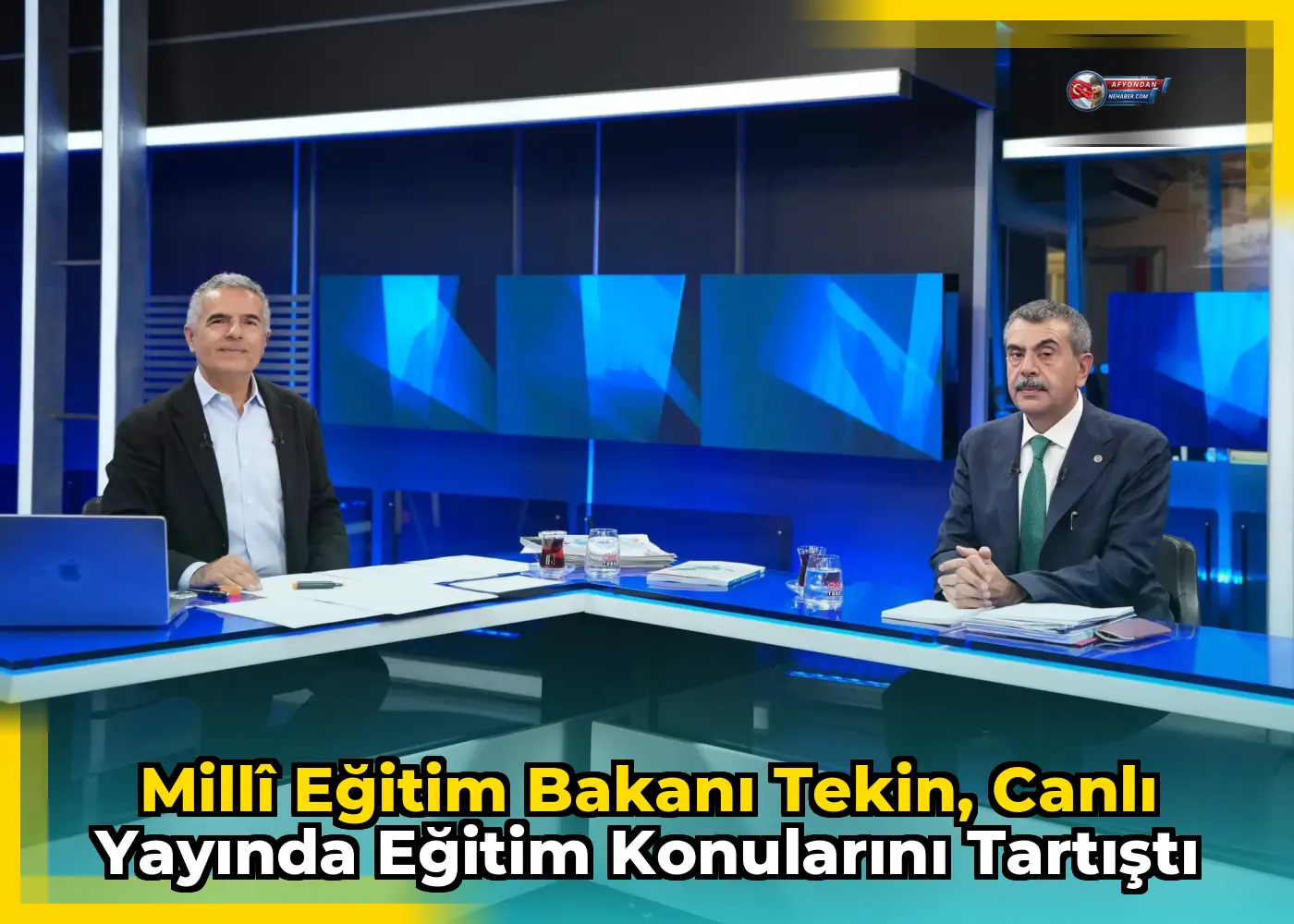 Millî Eğitim Bakanı Tekin, canlı yayında eğitim konularını tartıştı