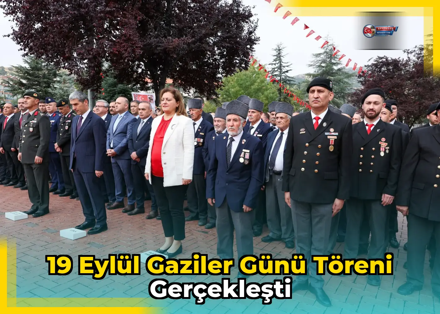19 Eylül Gaziler Günü Töreni Gerçekleşti