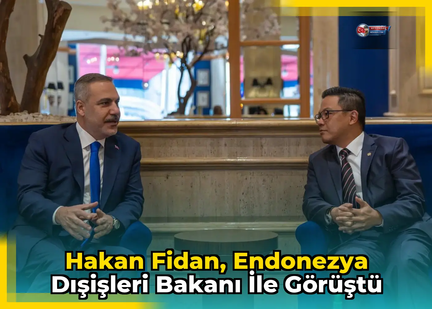 Hakan Fidan, Endonezya Dışişleri Bakanı ile görüştü