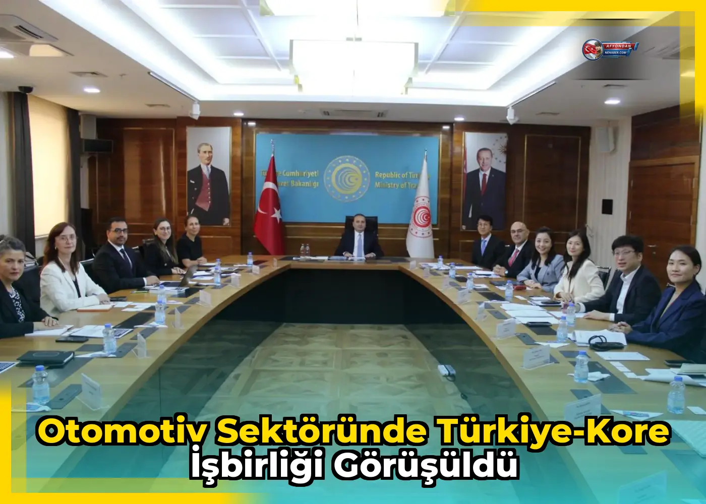 Otomotiv sektöründe Türkiye-Kore işbirliği görüşüldü