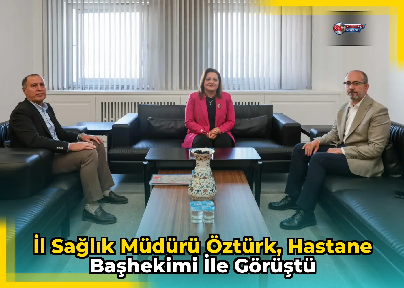 İl Sağlık Müdürü Öztürk, Hastane Başhekimi ile Görüştü