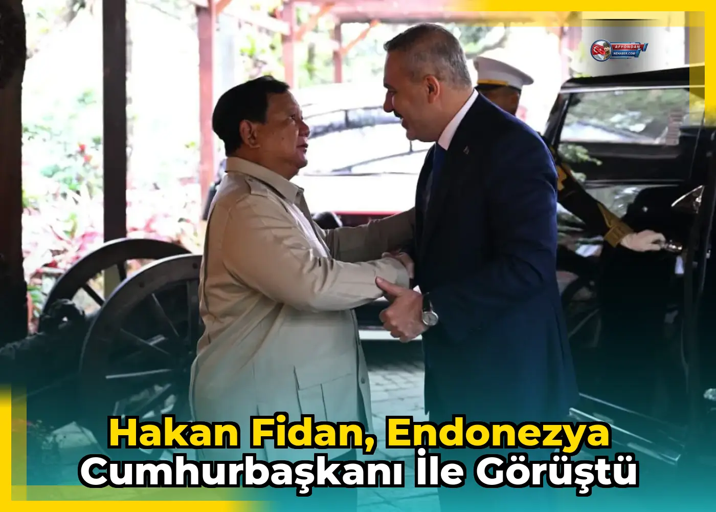 Hakan Fidan, Endonezya Cumhurbaşkanı ile görüştü