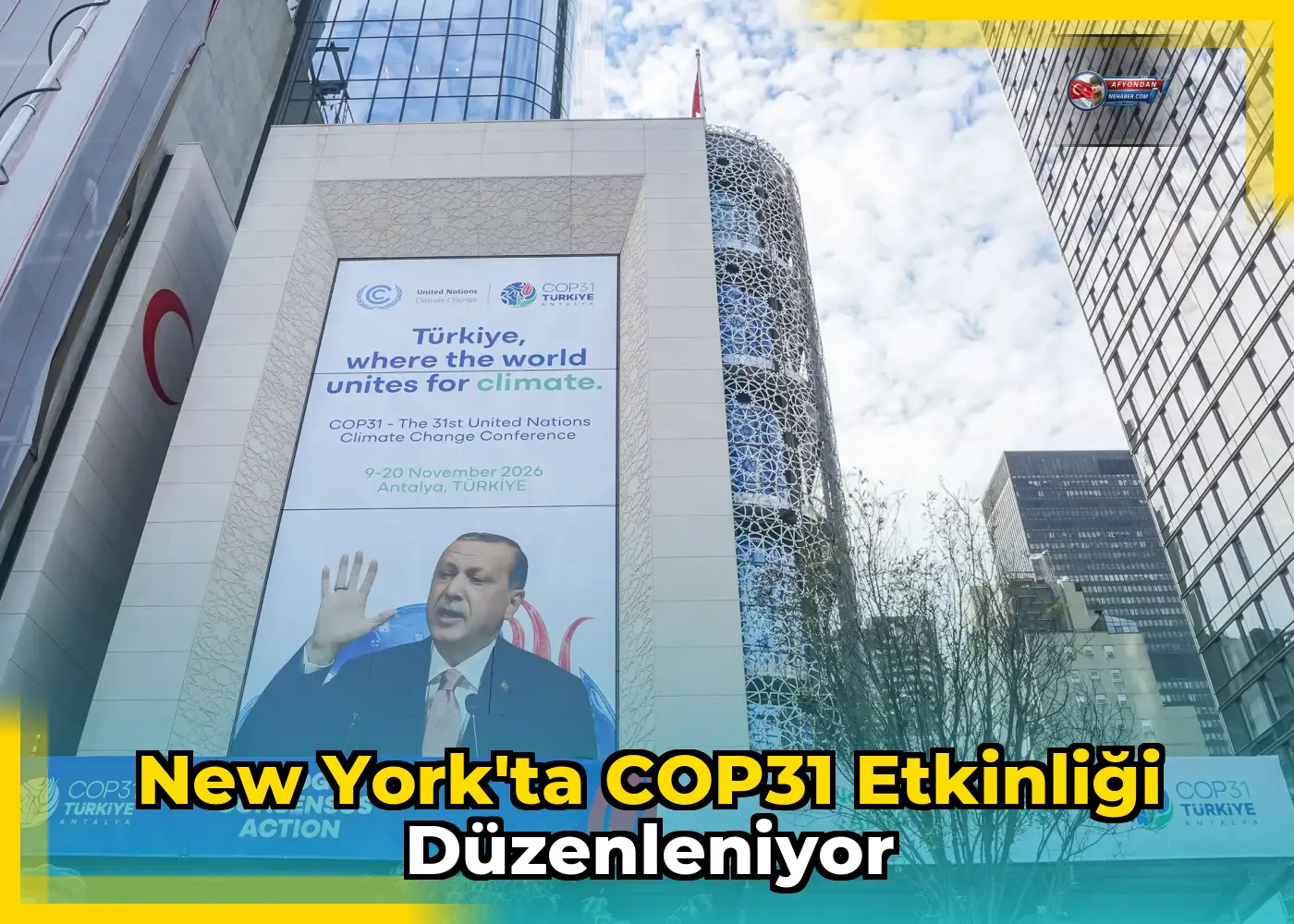 New York'ta COP31 etkinliği düzenleniyor