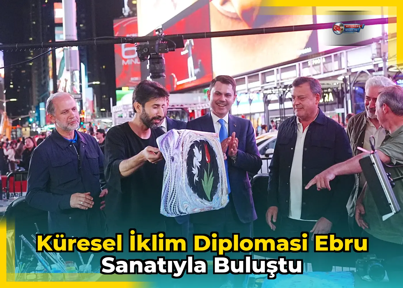 Küresel İklim Diplomasi Ebru Sanatıyla Buluştu