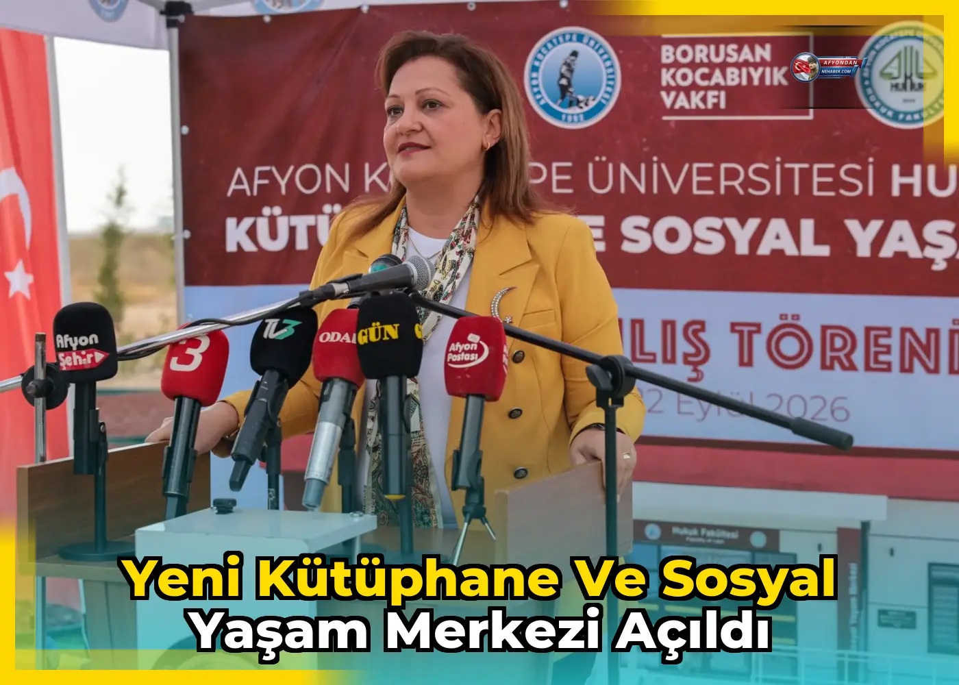 Yeni Kütüphane ve Sosyal Yaşam Merkezi açıldı