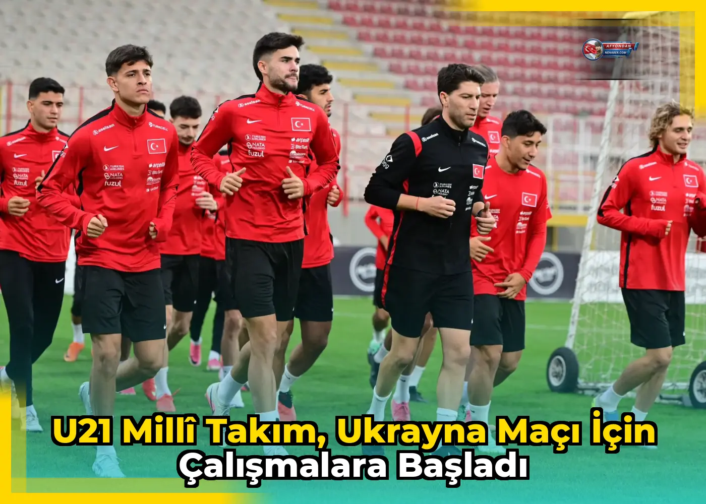 U21 Millî Takım, Ukrayna maçı için çalışmalara başladı