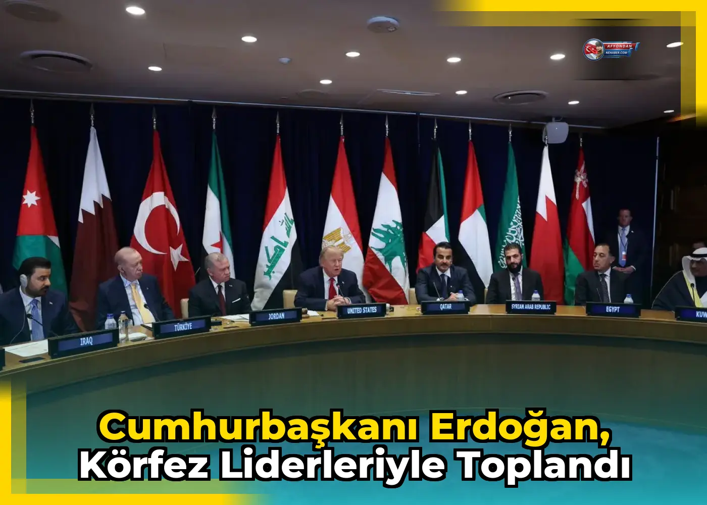 Cumhurbaşkanı Erdoğan, Körfez Liderleriyle Toplandı